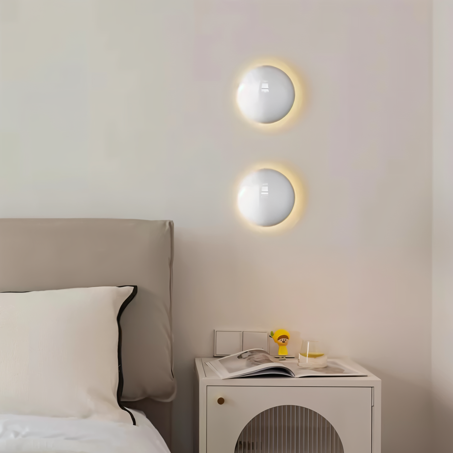 Lumicircle væglampe - moderne rund væglampe - energieffektive væglamper led