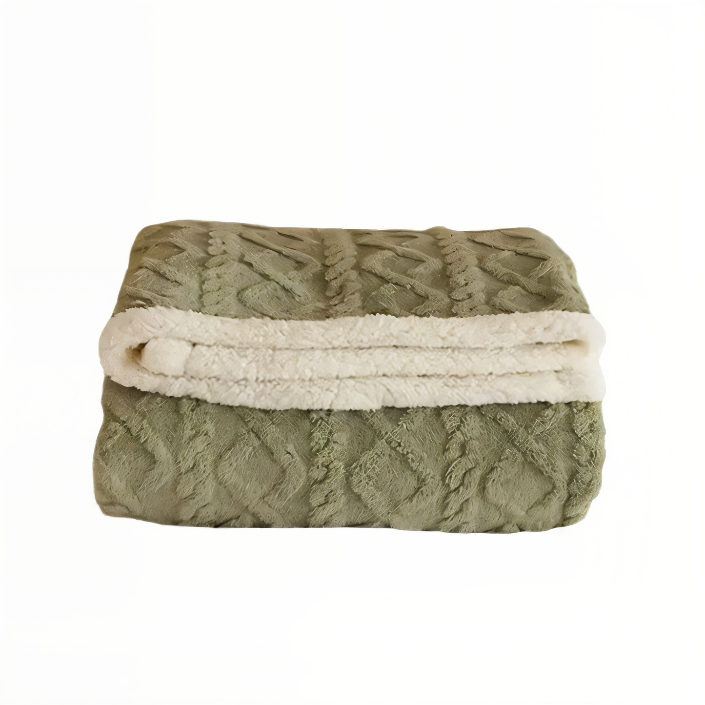 Luxifaux wool plaid - dobbeltsidet plysfleece-plaid