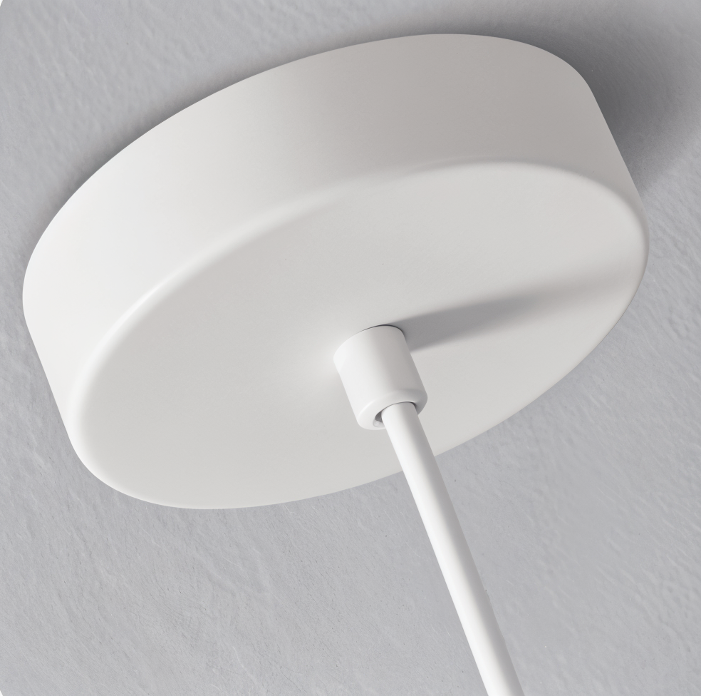 Minilog pendel spotlight - nordisk træ korn metal pendel lys