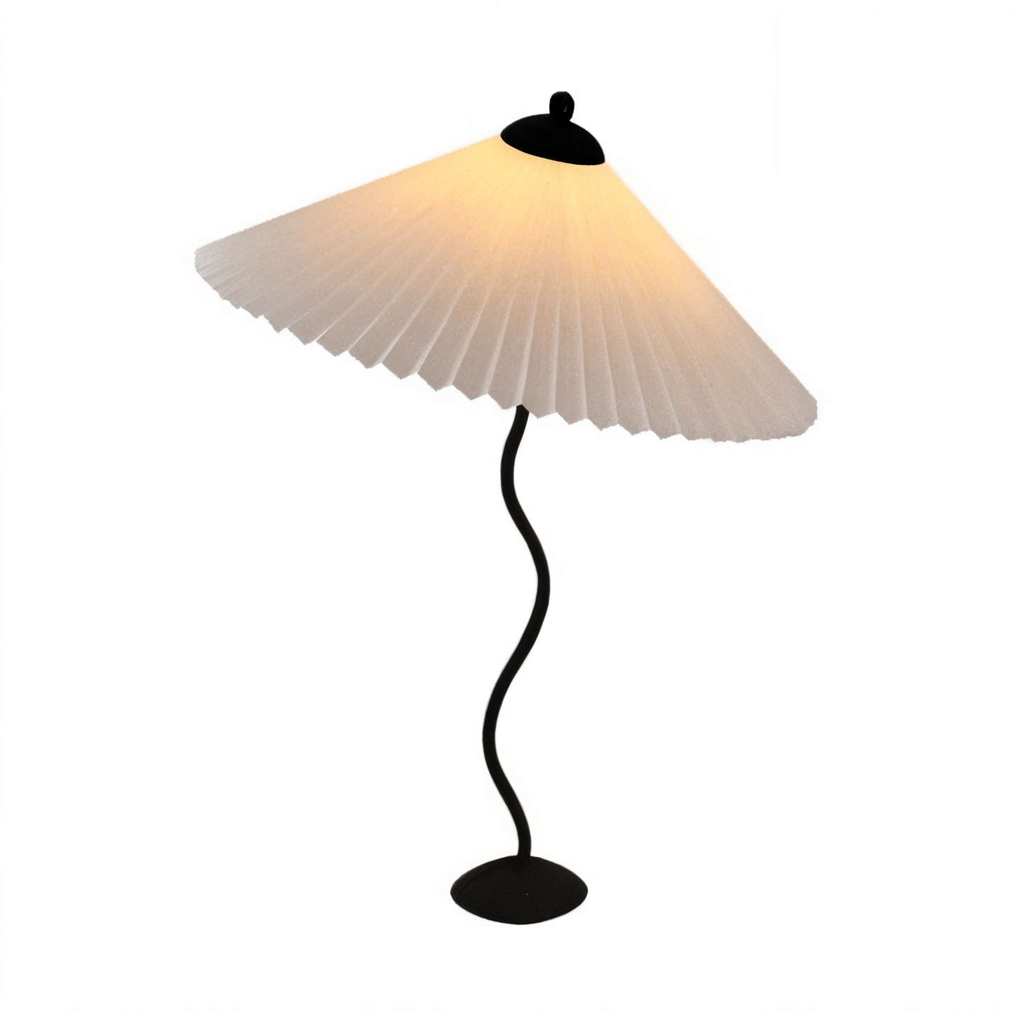 Ori squiggle-lampe - foldet bordlampe - origami led-bordlampe