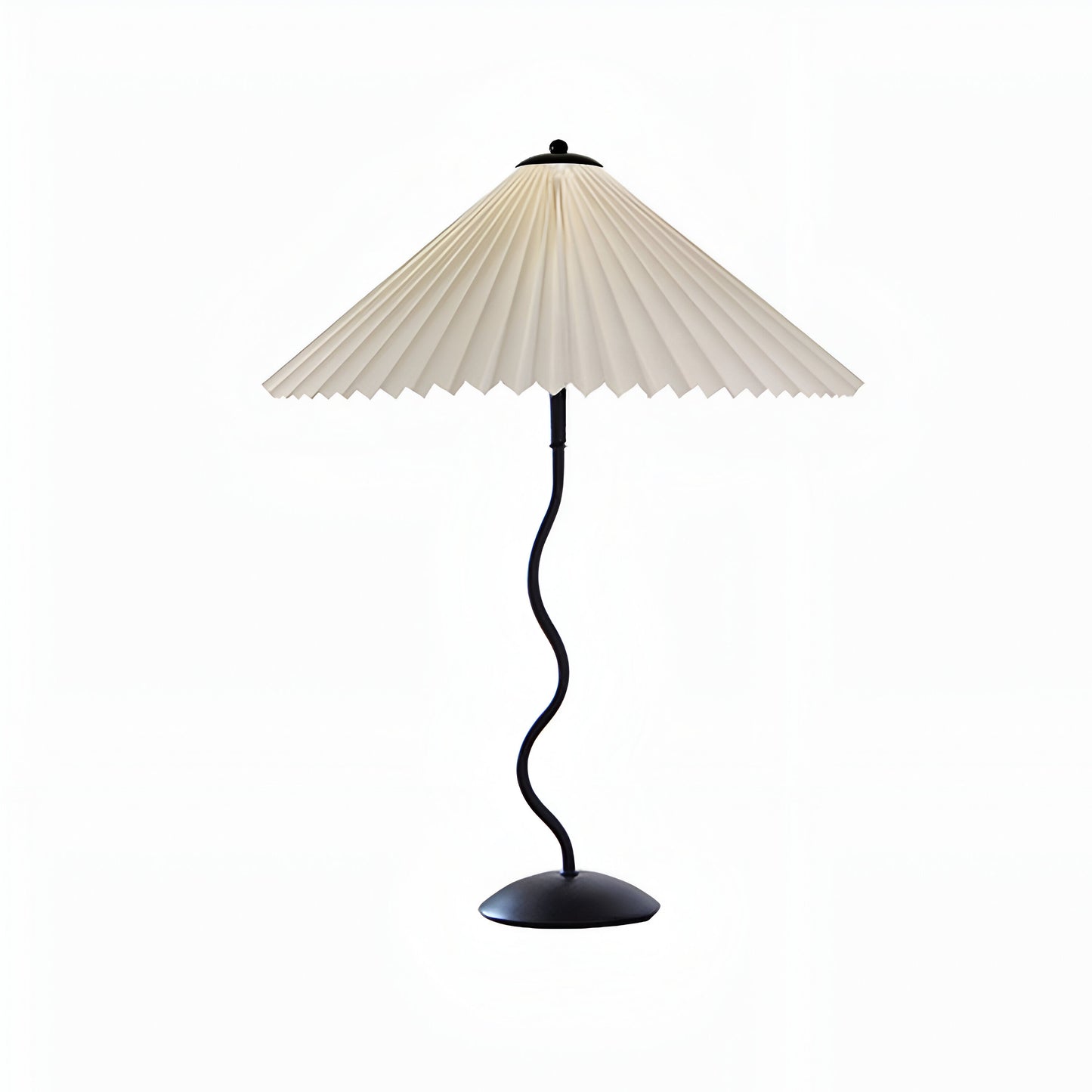 Ori squiggle-lampe - foldet bordlampe - origami led-bordlampe