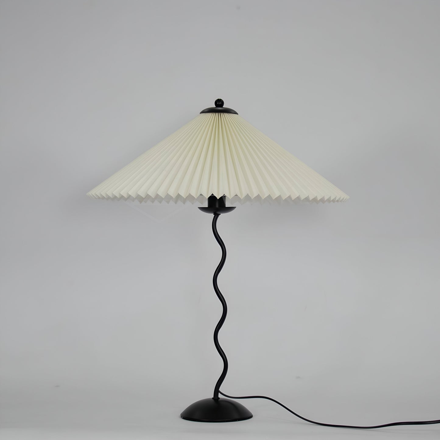 Ori squiggle-lampe - foldet bordlampe - origami led-bordlampe