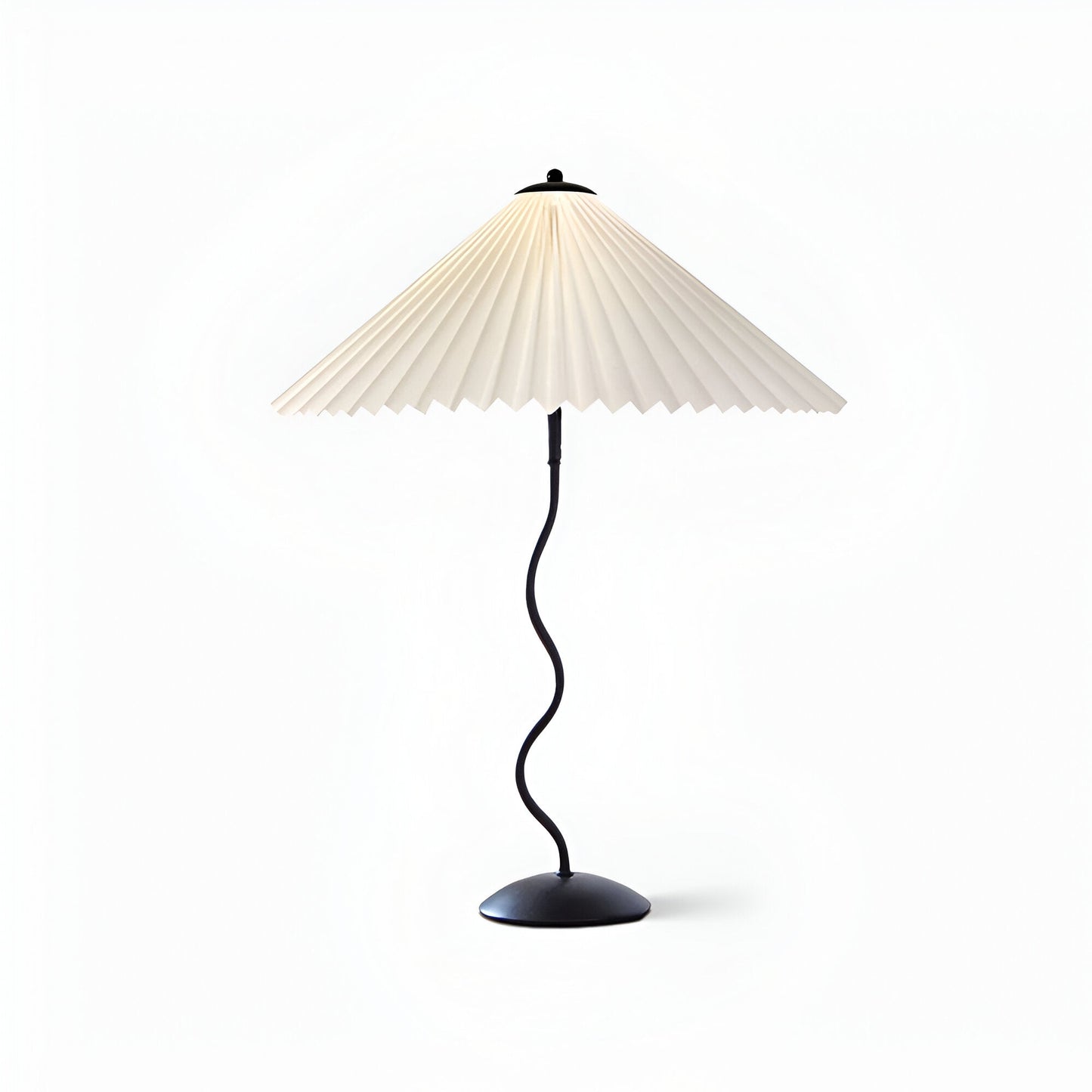 Ori squiggle-lampe - foldet bordlampe - origami led-bordlampe