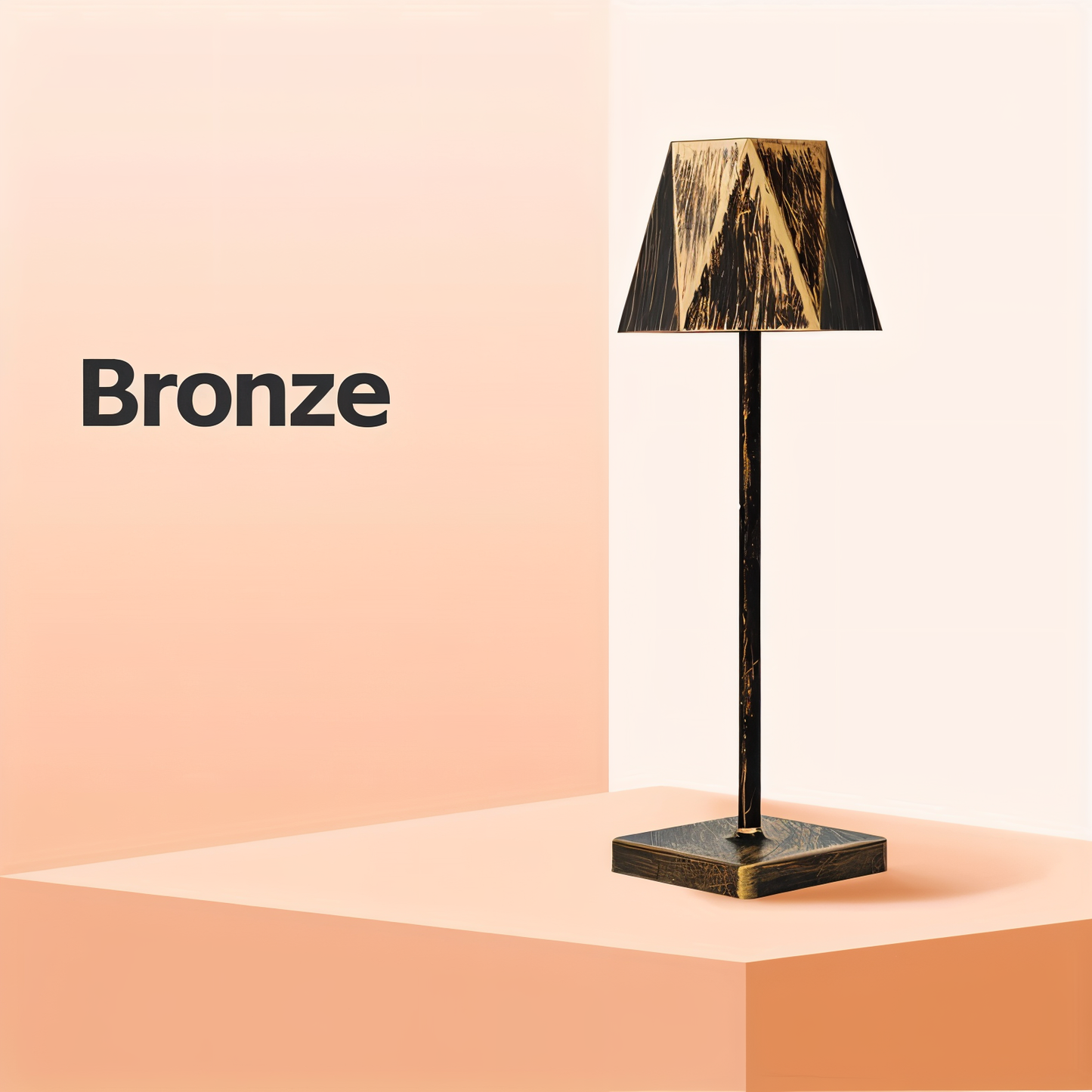 Polylamp - bærbar sekskantet led-bordlampe - vandtæt og genopladelig