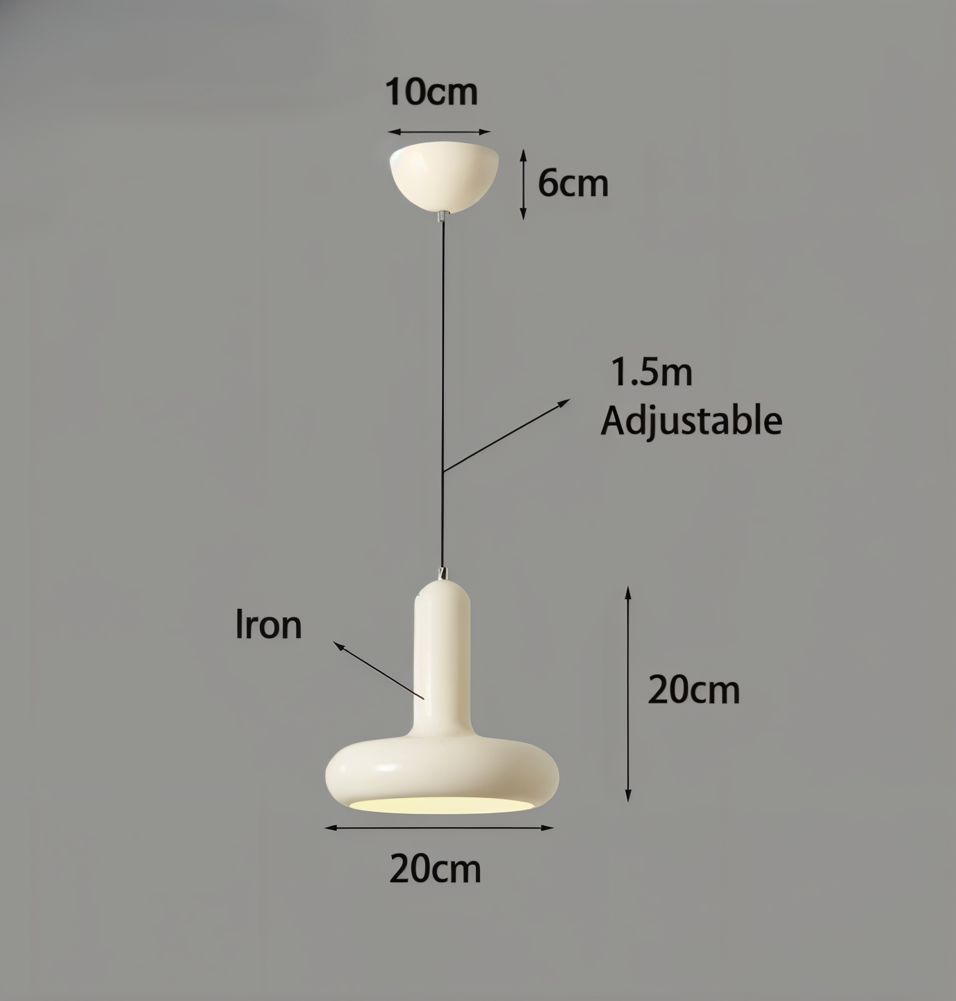 Retropop pendellampe - bauhaus macaron pendellamper