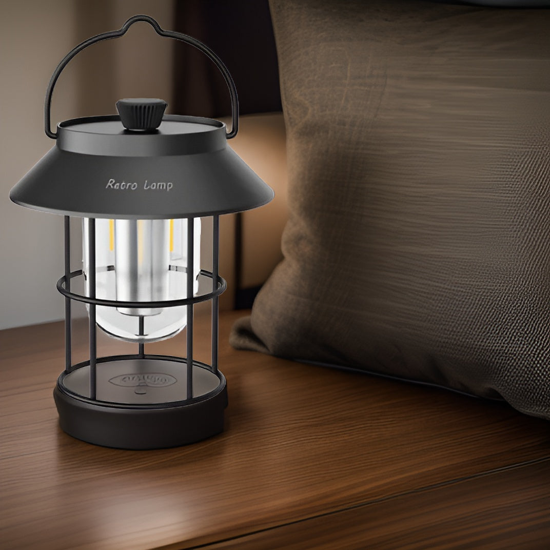 Retrovibe-lampe - trådløs usb-nødlampe med varmt lys