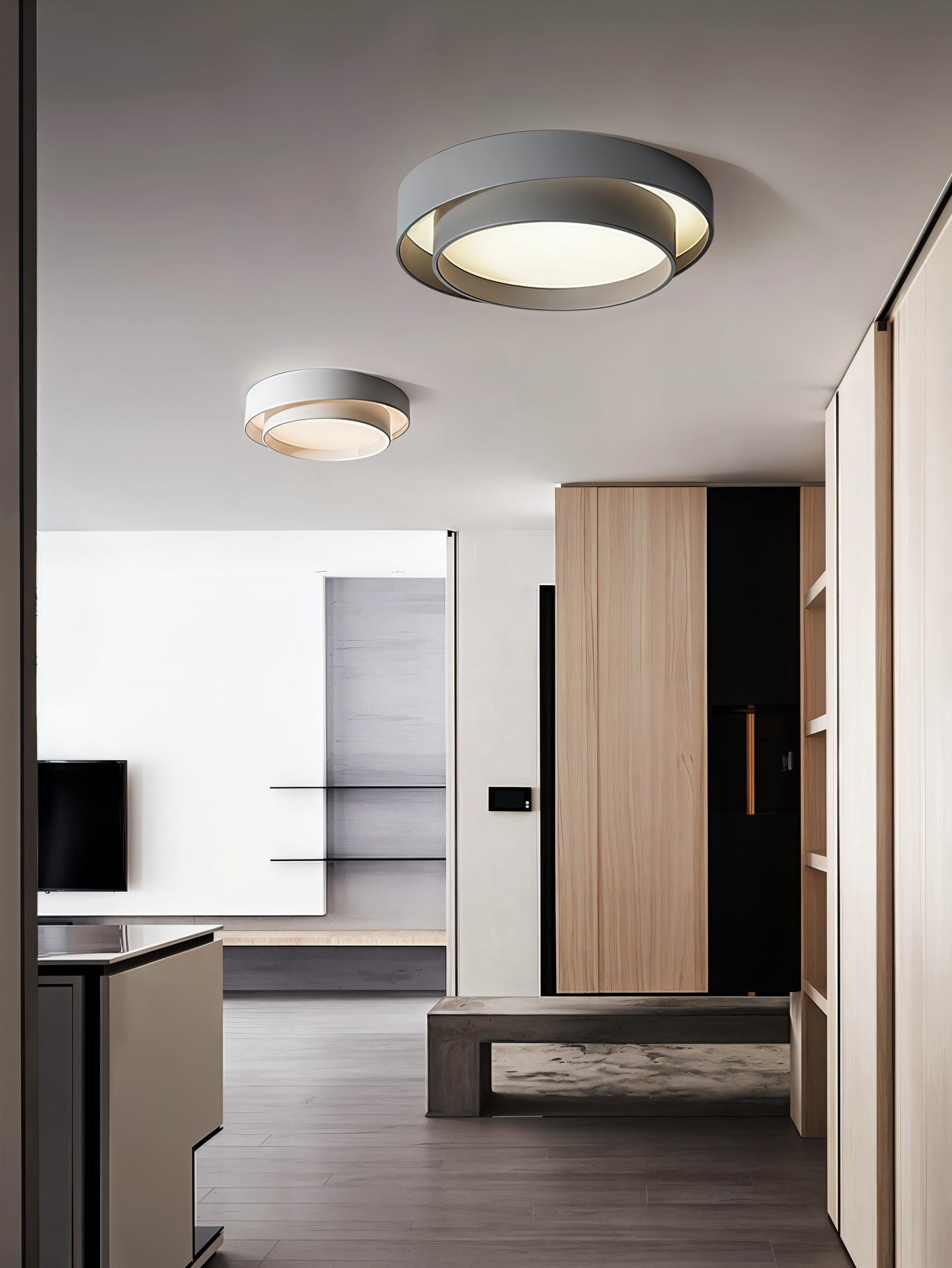 Ringlight - led rund indbygget loftslampe - indbygget loftslampe