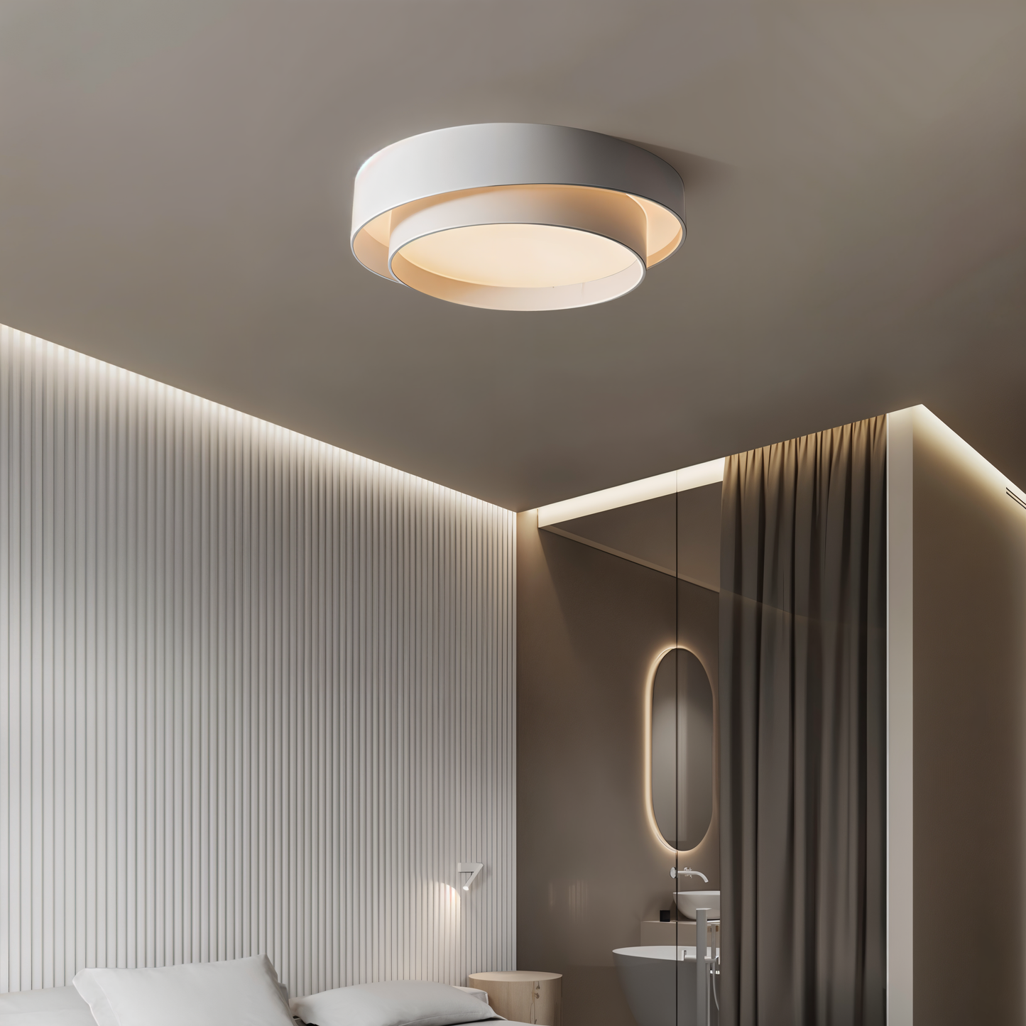 Ringlight - led rund indbygget loftslampe - indbygget loftslampe