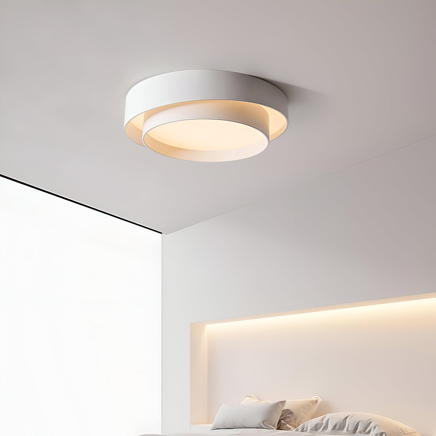 Ringlight - led rund indbygget loftslampe - indbygget loftslampe