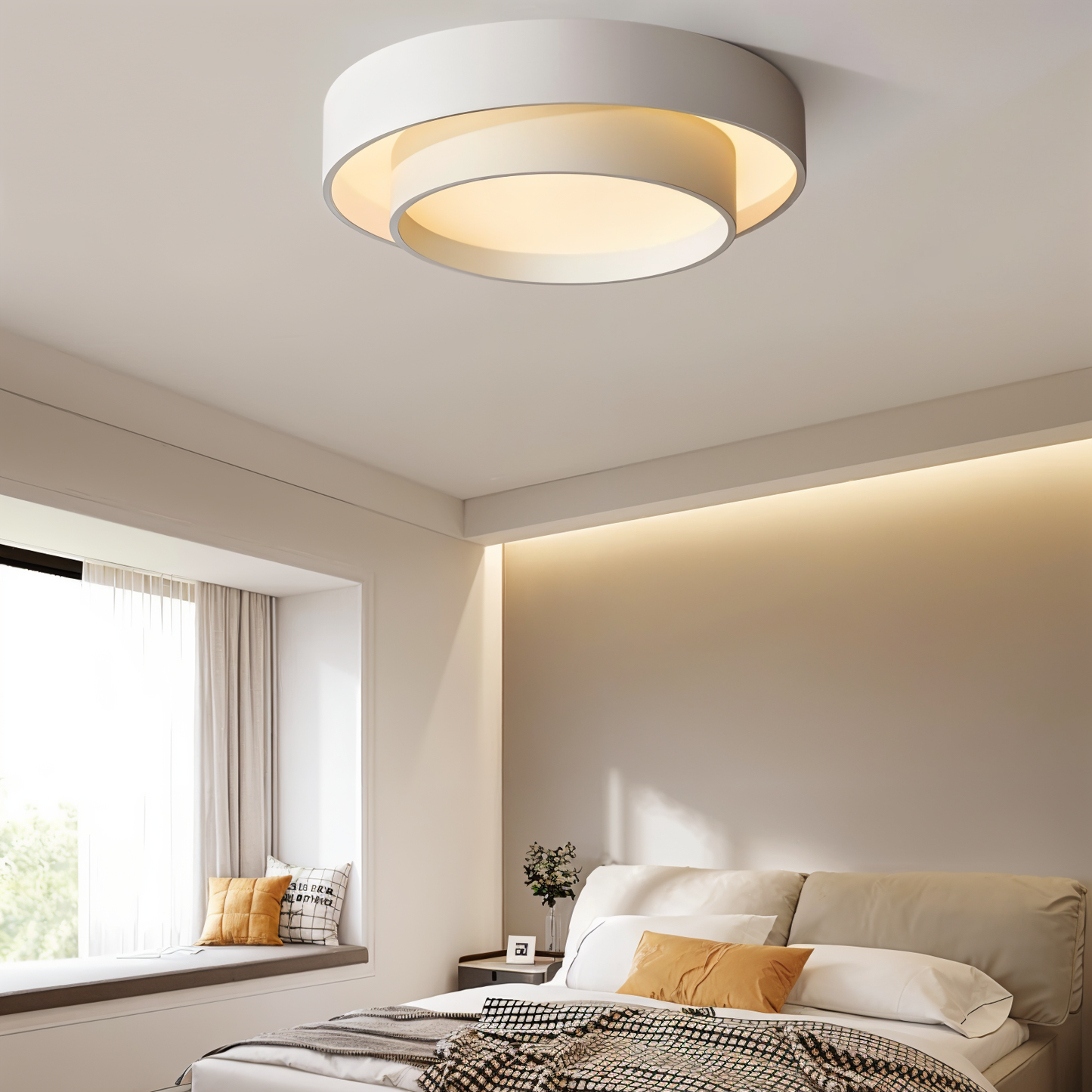Ringlight - led rund indbygget loftslampe - indbygget loftslampe