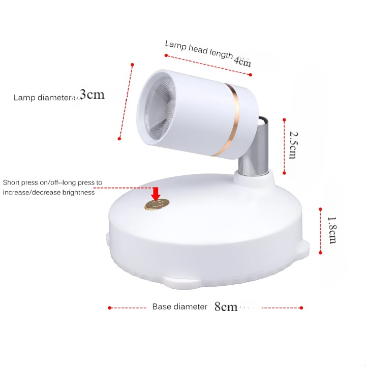 SpotMaster - dæmpbare led-spotlights - trådløs accentbelysning