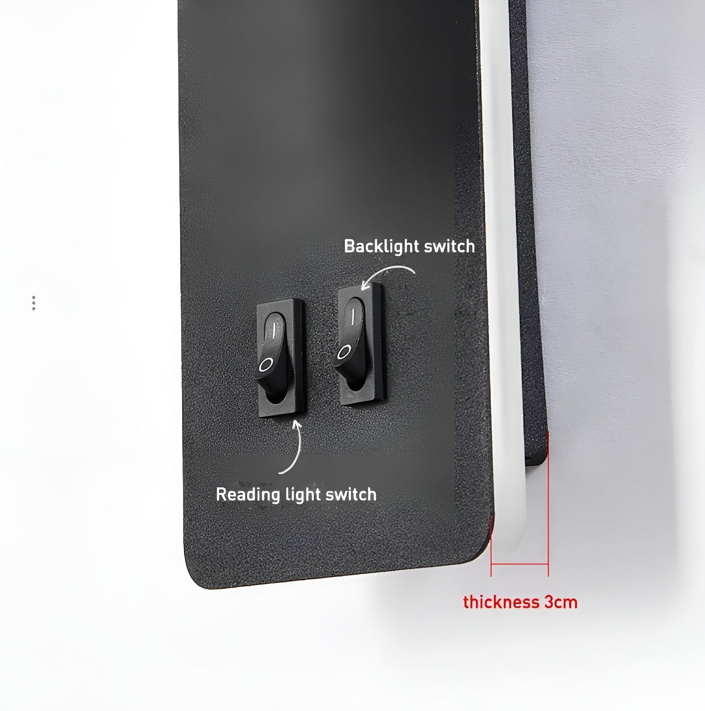 Minimalistisk cylinder-væglampe - roterbar væglampe lavet af jern