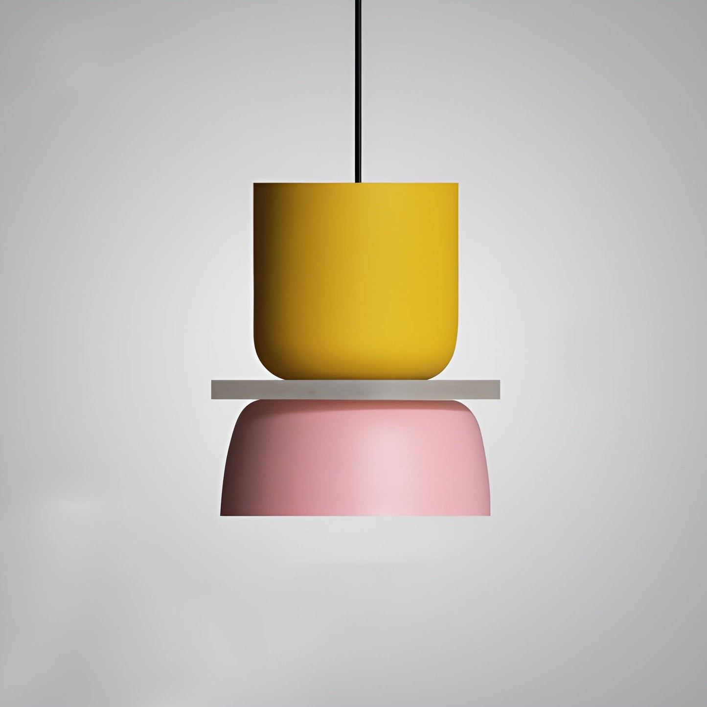 Vividglow - vibrerende metal-macaron-led-pendel