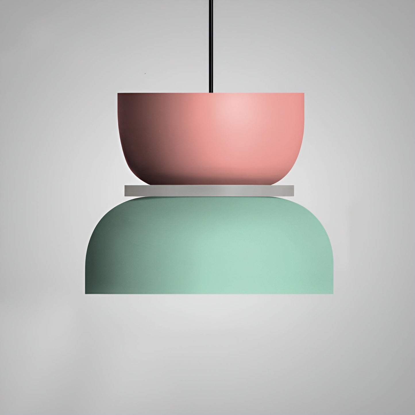 Vividglow - vibrerende metal-macaron-led-pendel