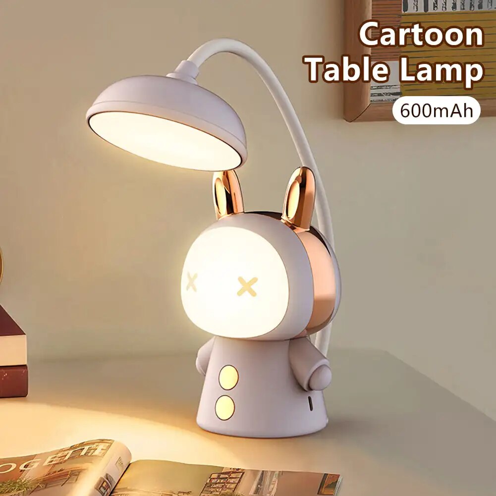 Lunefuldt - tegneserie-bordlampe