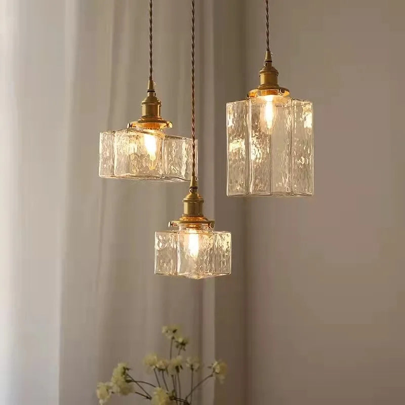 Nihonglow - rustik loftslampe lavet af messing