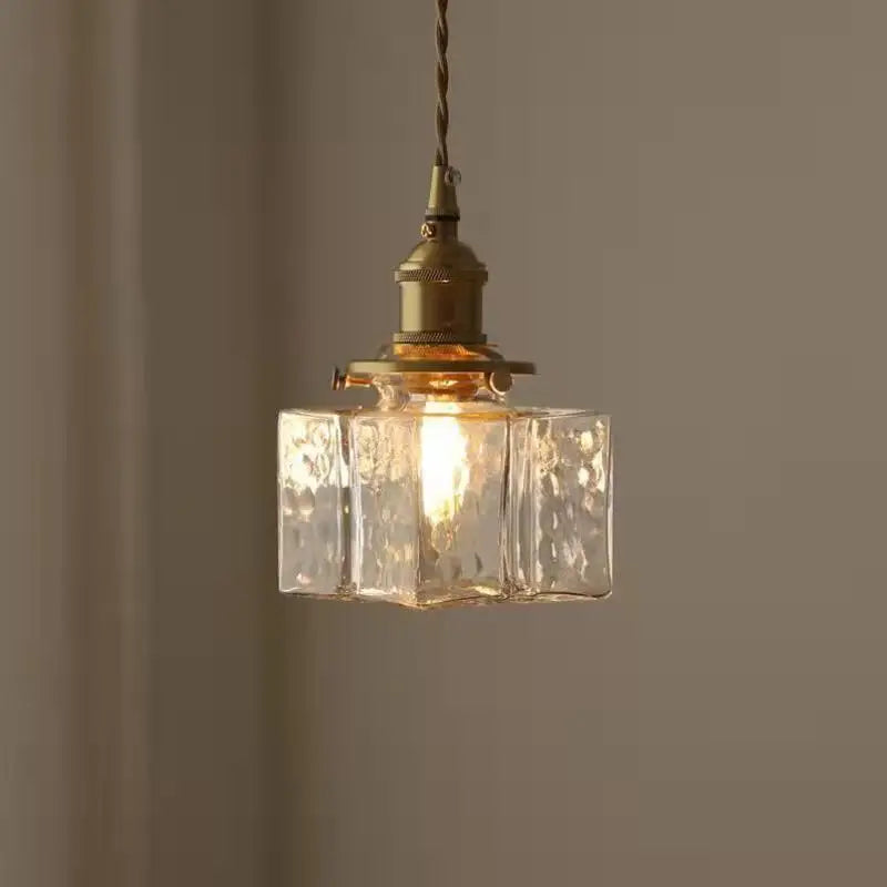 Nihonglow - rustik loftslampe lavet af messing
