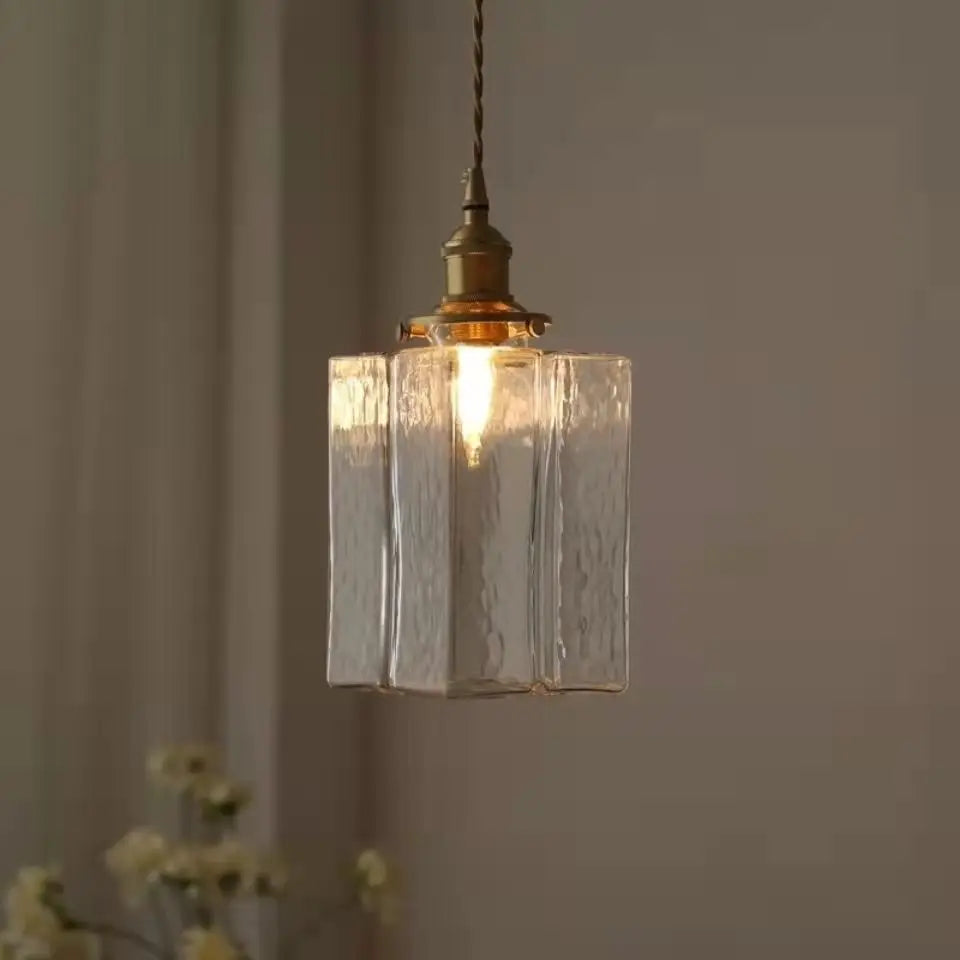 Nihonglow - rustik loftslampe lavet af messing
