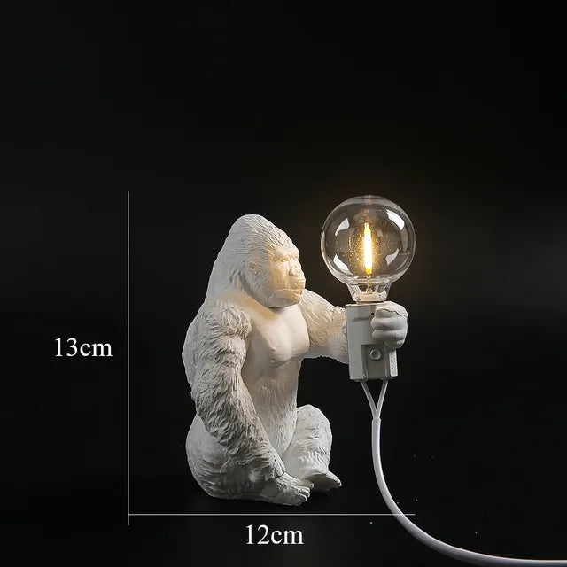 Gorilla glow - gorilla animal bordlampe