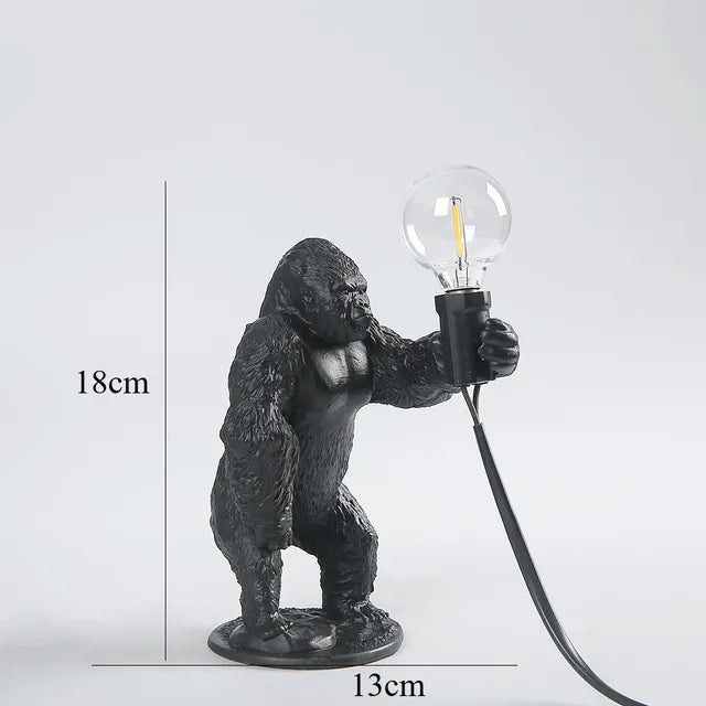 Gorilla glow - gorilla animal bordlampe