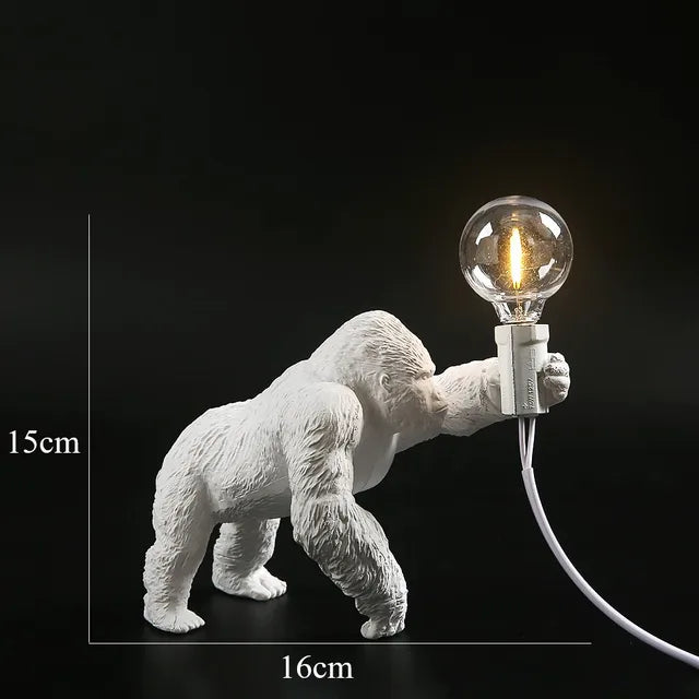 Gorilla glow - gorilla animal bordlampe