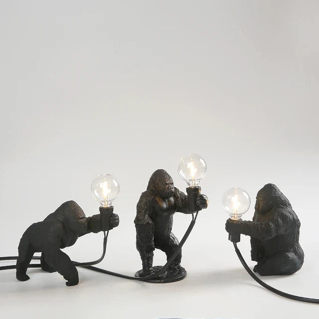 Gorilla glow - gorilla animal bordlampe