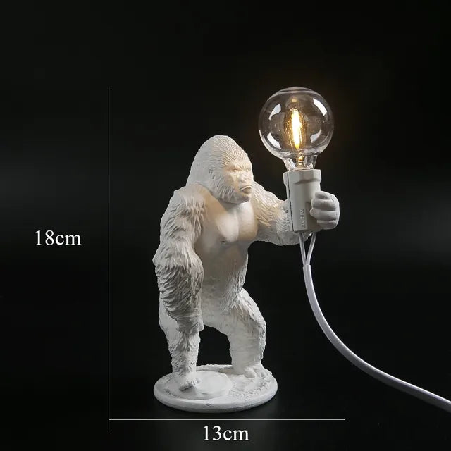 Gorilla glow - gorilla animal bordlampe