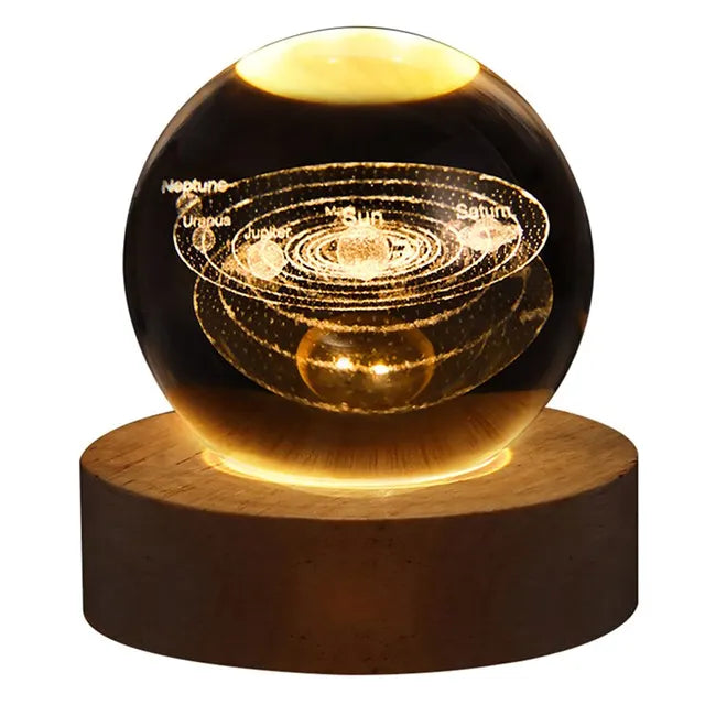 Planetaryradiance - bordlampe med solsystem