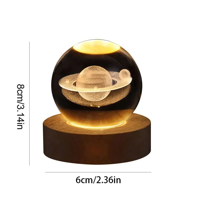 Planetaryradiance - bordlampe med solsystem
