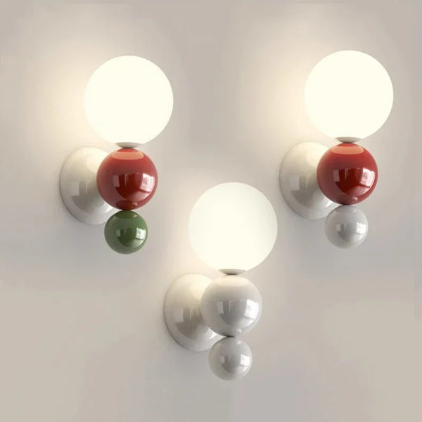 Whiteaura - nordic pearl wall sconce