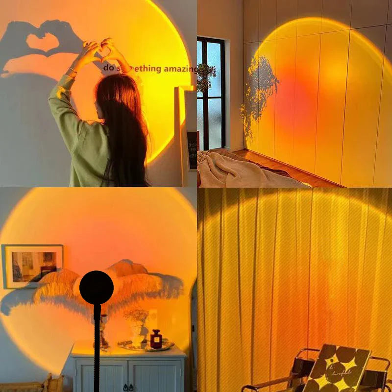 Golden - led solnedgangslampe
