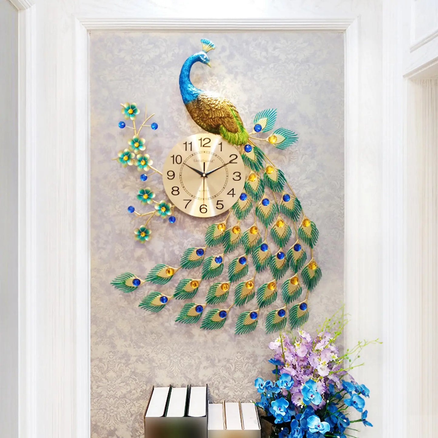 MajesticPeacock - elegant ur med påfugl