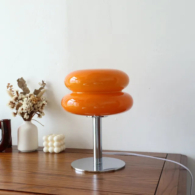 Sweetglow - macaron bordlampe i glas