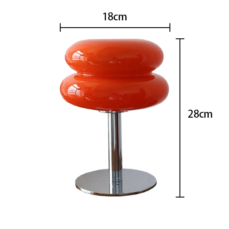Sweetglow - macaron bordlampe i glas