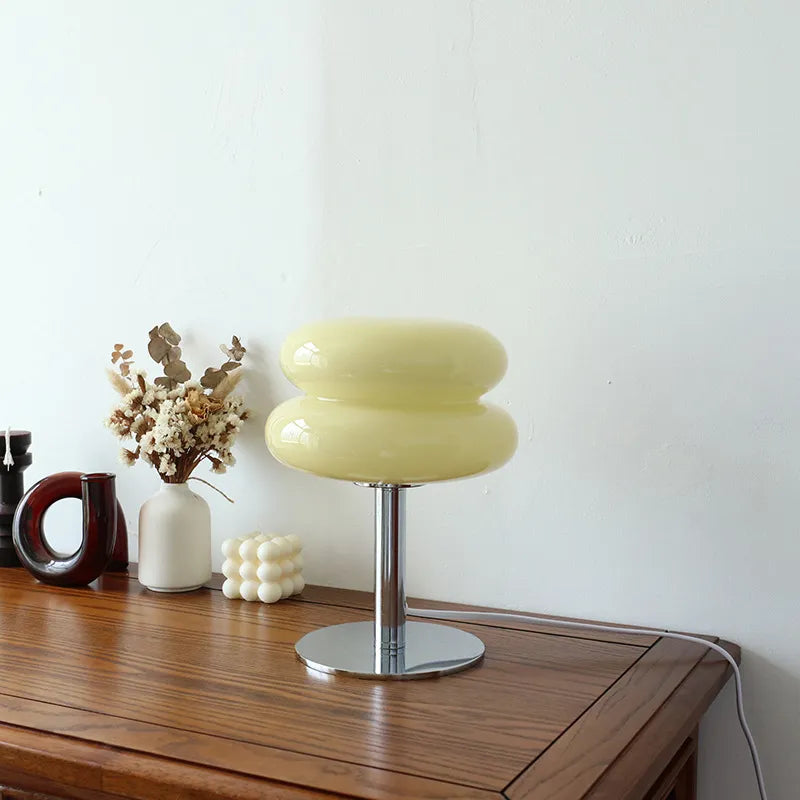 Sweetglow - macaron bordlampe i glas