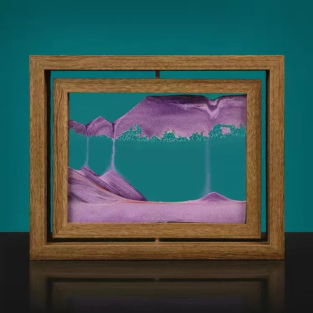 Gyroskopisk - roterende sanddekoration