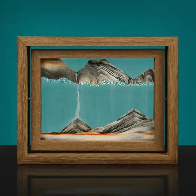 Gyroskopisk - roterende sanddekoration