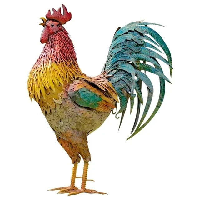 RoosterPatriot - haneskulptur til verandaen