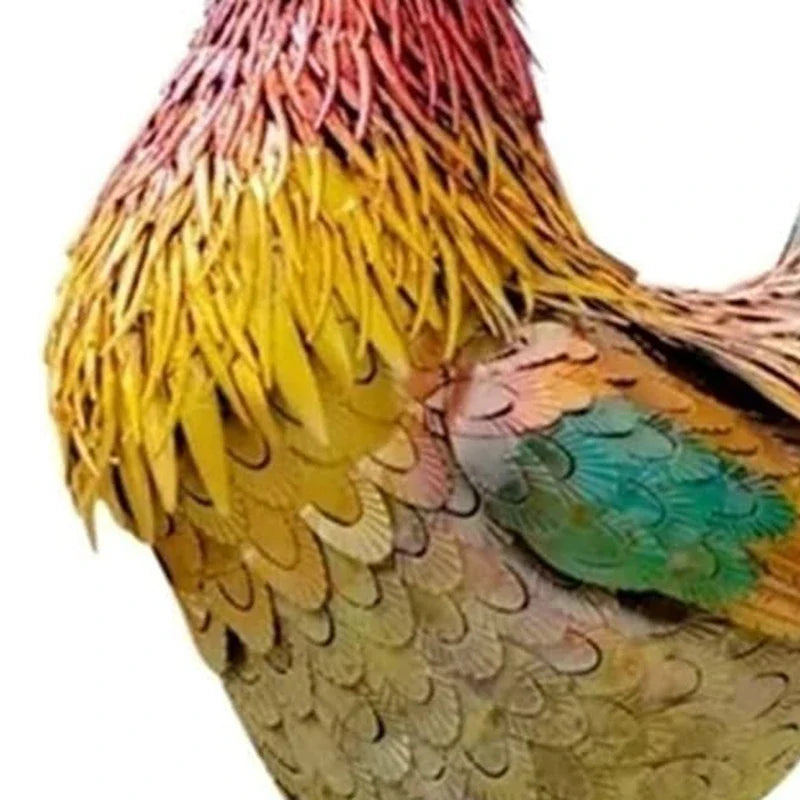 RoosterPatriot - haneskulptur til verandaen