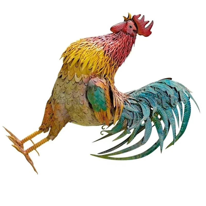 RoosterPatriot - haneskulptur til verandaen