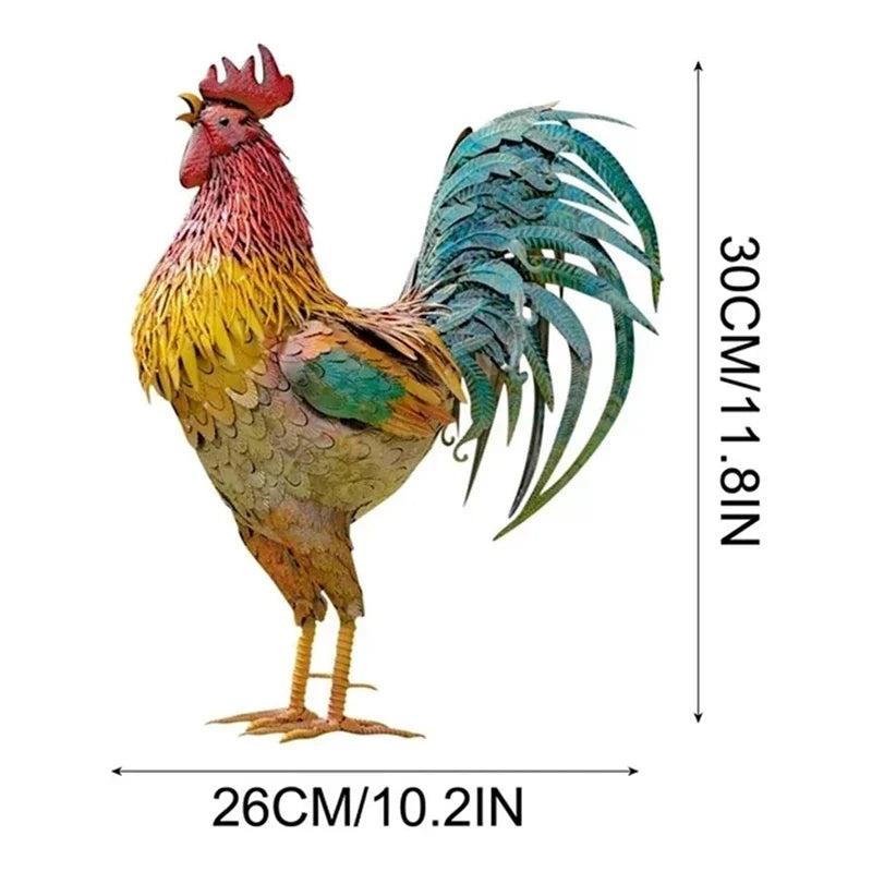 RoosterPatriot - haneskulptur til verandaen