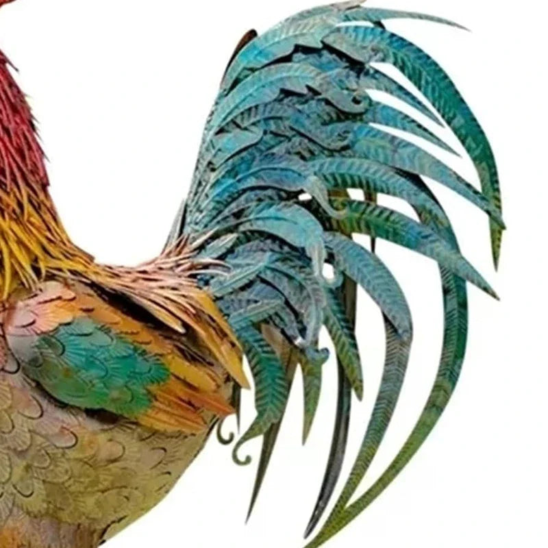 RoosterPatriot - haneskulptur til verandaen