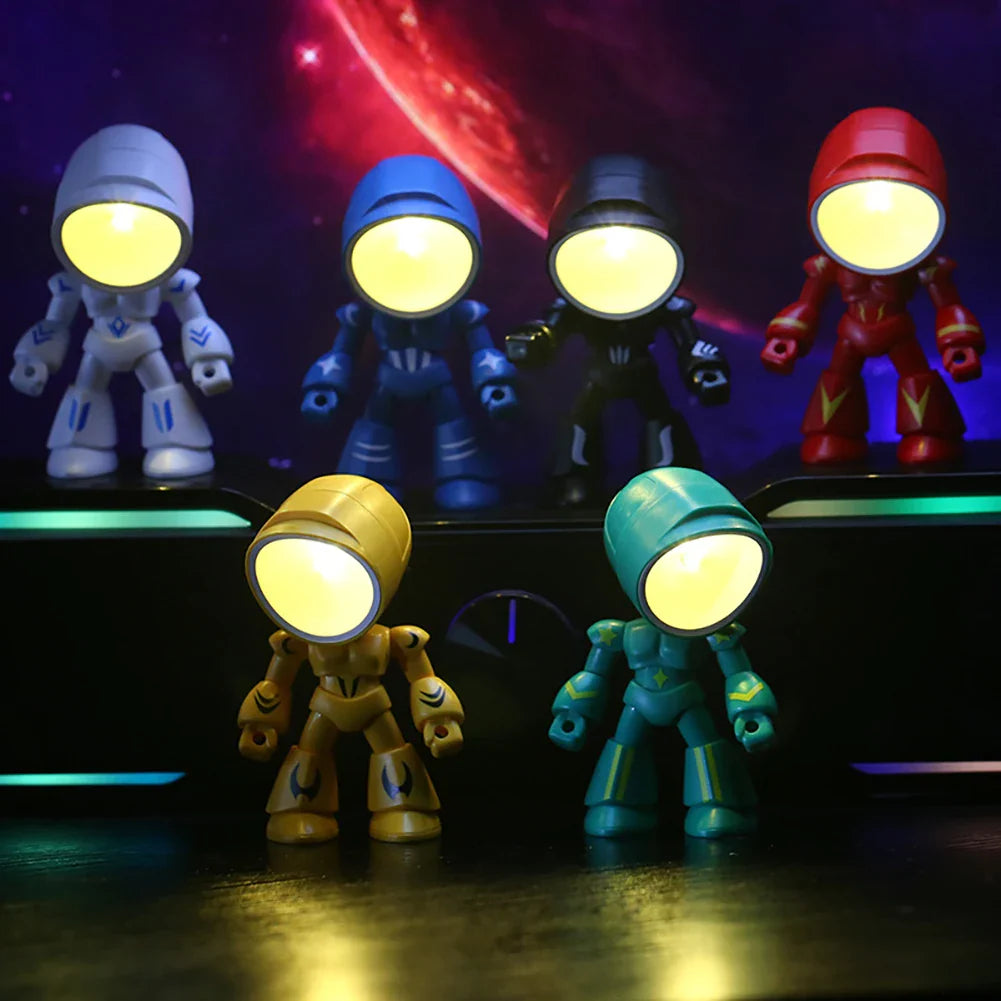 AdorableBot - sød robot-bordlampe