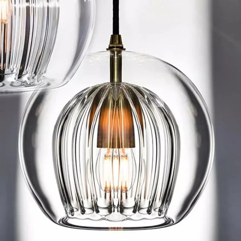 Timberglow - moderne pendellampe i glas
