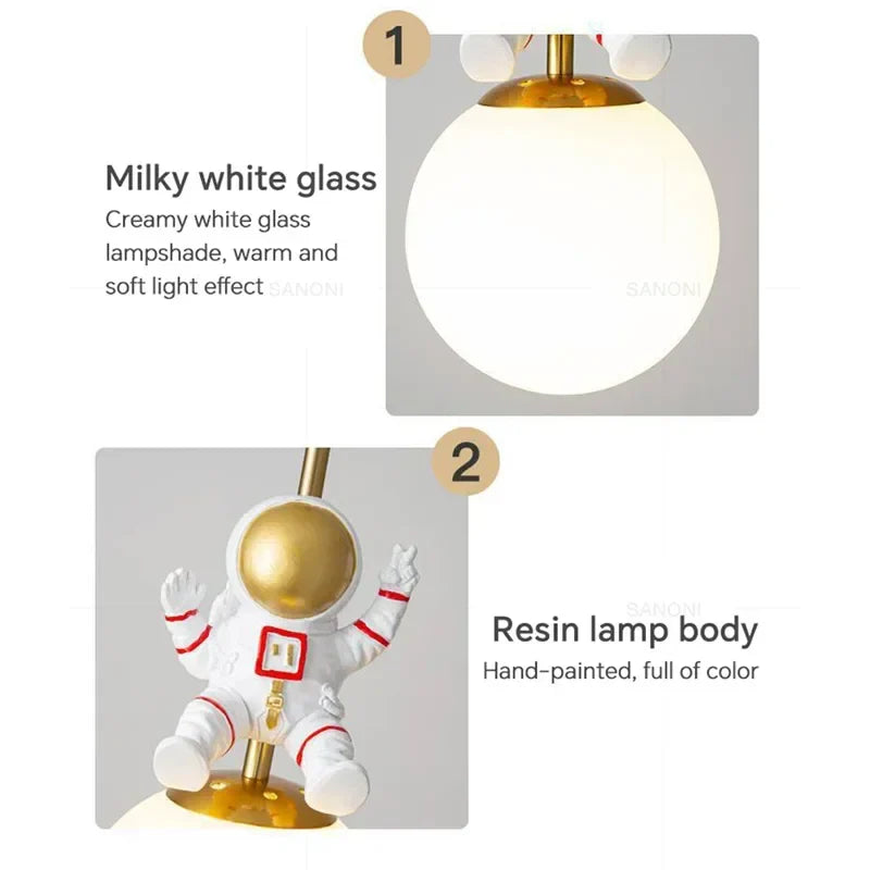Astrocraft - astronaut lampe