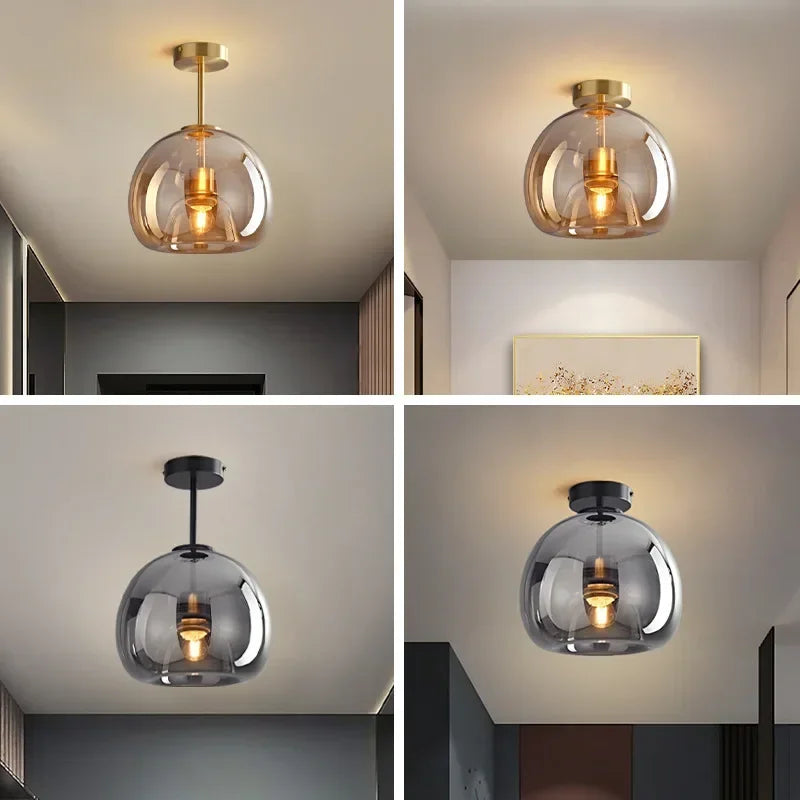 Essenceglow - minimalistisk loftslampe i glas