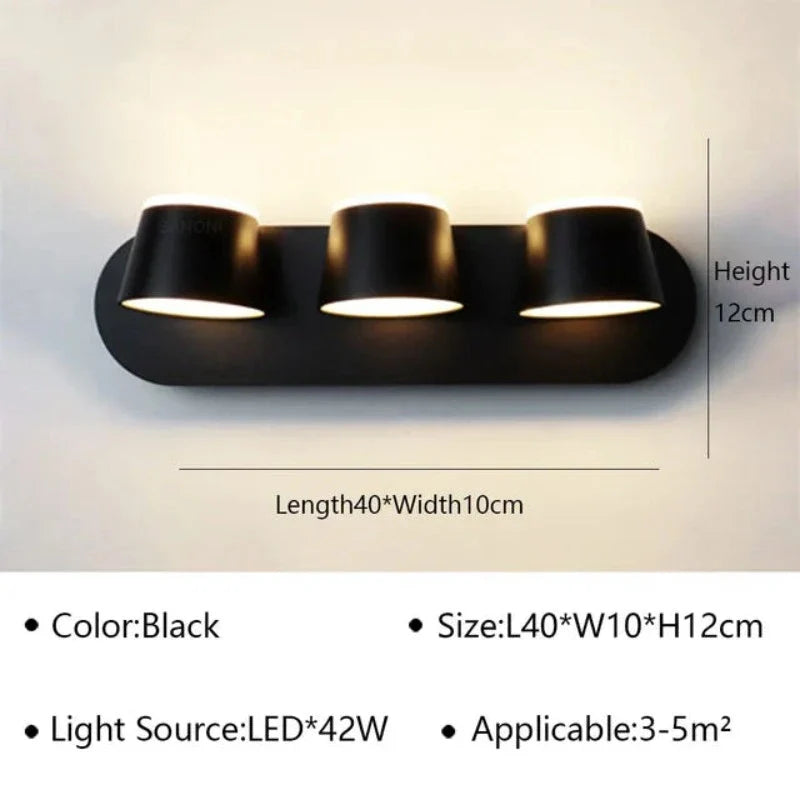 Revolvelumina - roterende væglampe