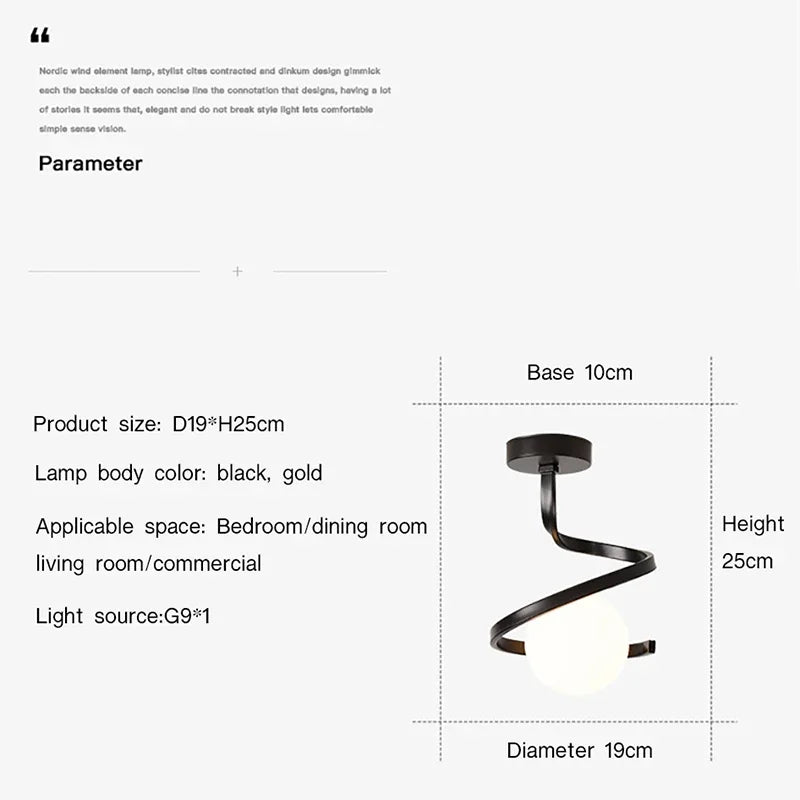 luxeglo - moderne loftslampe