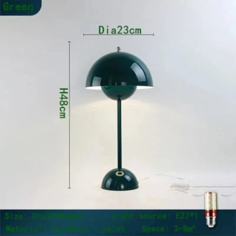 Danishmeadow - svampeformet macaron bordlampe