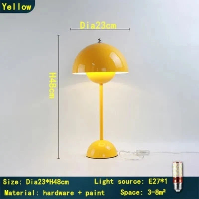 Danishmeadow - svampeformet macaron bordlampe